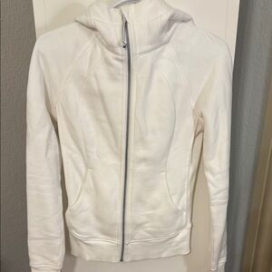 Lululemon Women's White Hoodie Jacket